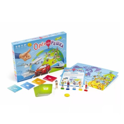 Игра настольная Орёл или решка Мир Серия Чудеса планеты Геодом